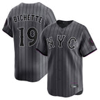 Silnrao NY.Mets #19 Bo Bichette Player Gray City Connect Limited Stitched Jerseys