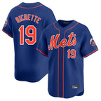 Silnrao NY.Mets #19 Bo Bichette Player Royal Home Limited Stitched Jerseys