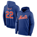 Silnrao NY.Mets #22 Juan Soto Player Royal Club Pullover Hoodie Game Stitched Jerseys