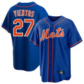 Silnrao NY.Mets #27 Mark Vientos Player Royal Home Game Stitched Jerseys