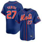 Silnrao NY.Mets #27 Mark Vientos Player Royal Home Limited Stitched Jerseys