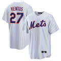 Silnrao NY.Mets #27 Mark Vientos Player White Home Game Stitched Jerseys