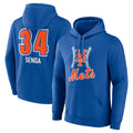 Silnrao NY.Mets #34 Kodai Senga Player Royal Club Pullover Hoodie Game Stitched Jerseys