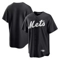 Silnrao NY.Mets ## Mets Blank Player Black Home Game Stitched Jerseys