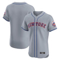 Silnrao NY.Mets ## Mets Blank Player Gray Road Limited Elite Home Stitched Jerseys