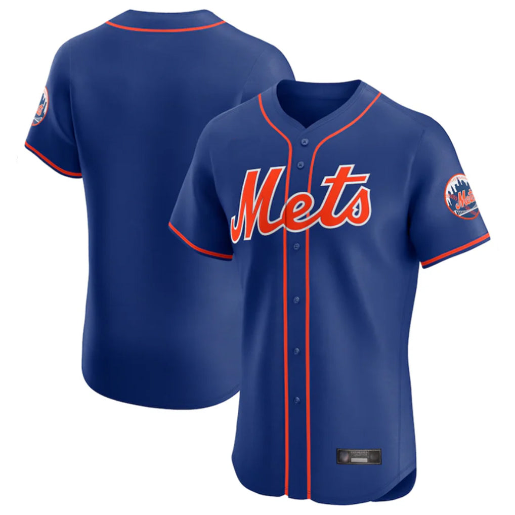 Silnrao NY.Mets ## Mets Blank Player Royal Limited Elite Home Stitched Jerseys