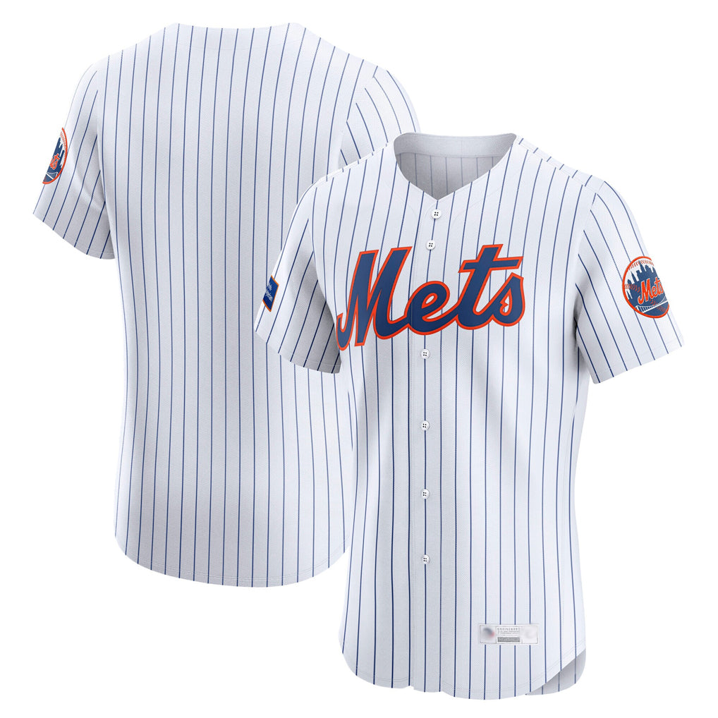 Silnrao NY.Mets ## Mets Blank Player White Home Limited Elite Stitched Jerseys