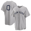 Silnrao  NY.Yankees #0 Marcus Stroman Player Gray Field of Dreams Game Stitched Jerseys