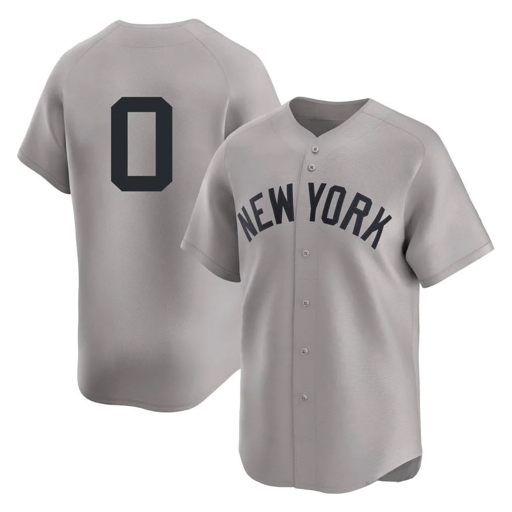 Silnrao  NY.Yankees #0 Marcus Stroman Player Gray Limited Stitched Jerseys