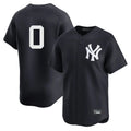 Silnrao NY.Yankees #0 Marcus Stroman Player Navy Alternate Limited Stitched Jerseys
