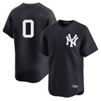 Silnrao NY.Yankees #0 Marcus Stroman Player Navy Alternate Limited Stitched Jerseys