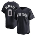 Silnrao  NY.Yankees #0 Marcus Stroman Player Navy Limited Home Stitched Jerseys