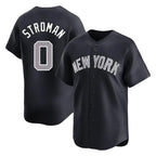 Silnrao  NY.Yankees #0 Marcus Stroman Player Navy Limited Home Stitched Jerseys