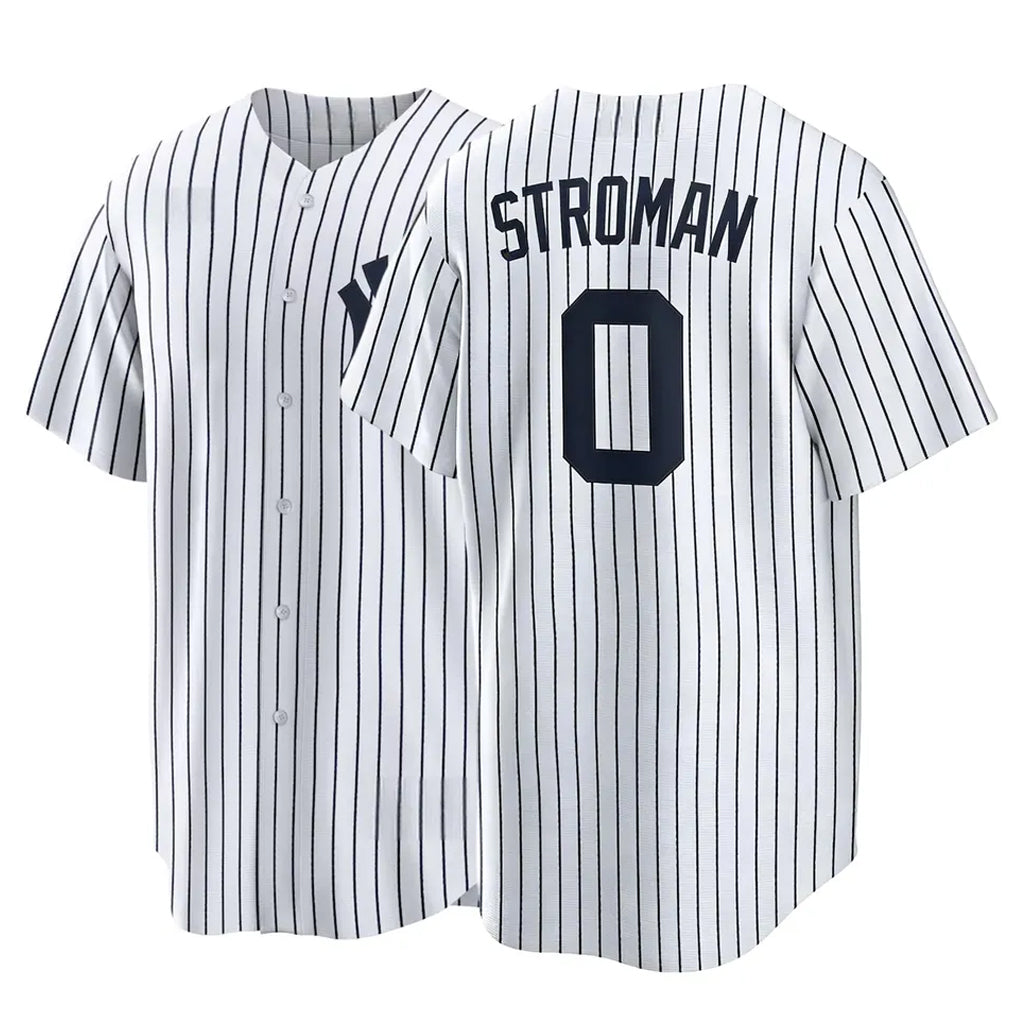 Silnrao  NY.Yankees #0 Marcus Stroman Player White Game Home Stitched Jerseys