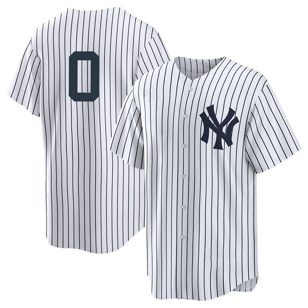 Silnrao NY.Yankees #0 Marcus Stroman Player White Game Stitched Jerseys