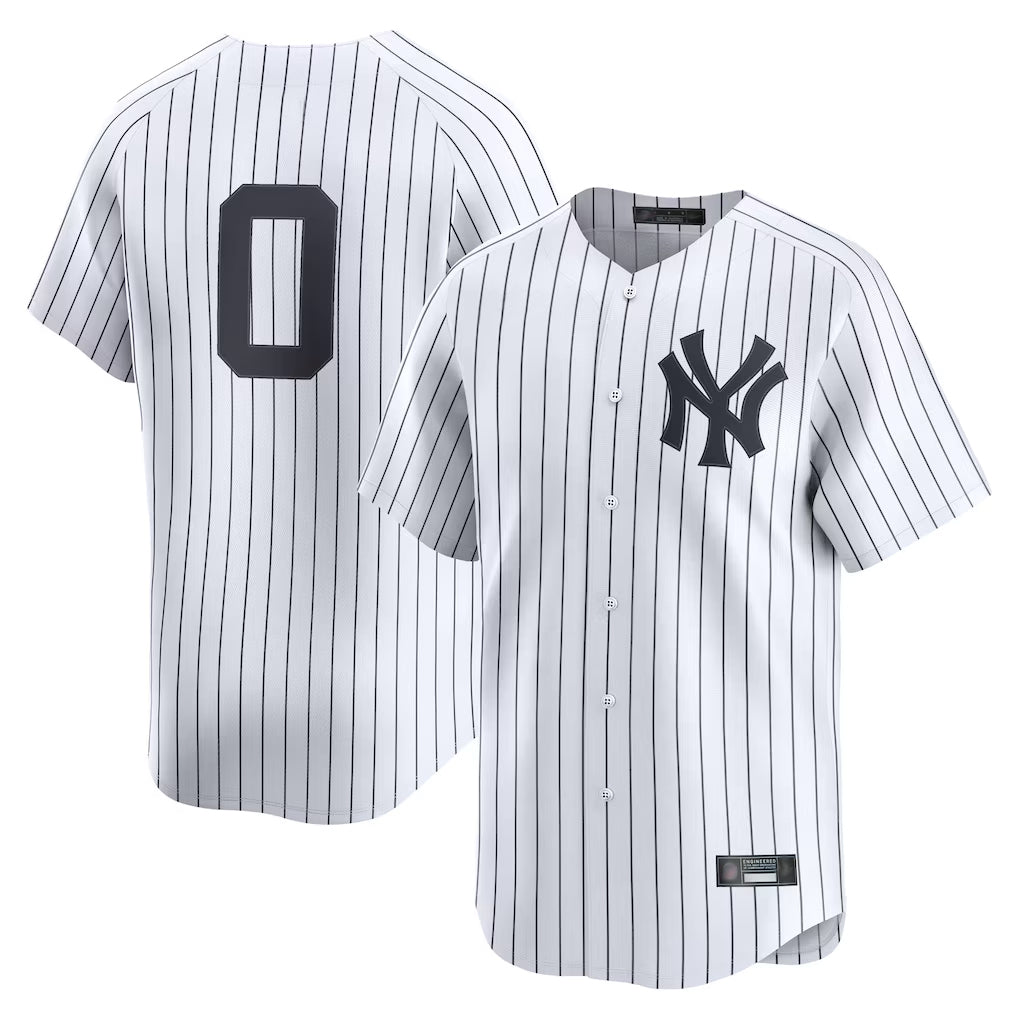 Silnrao  NY.Yankees #0 Marcus Stroman Player White Limited Stitched Jerseys