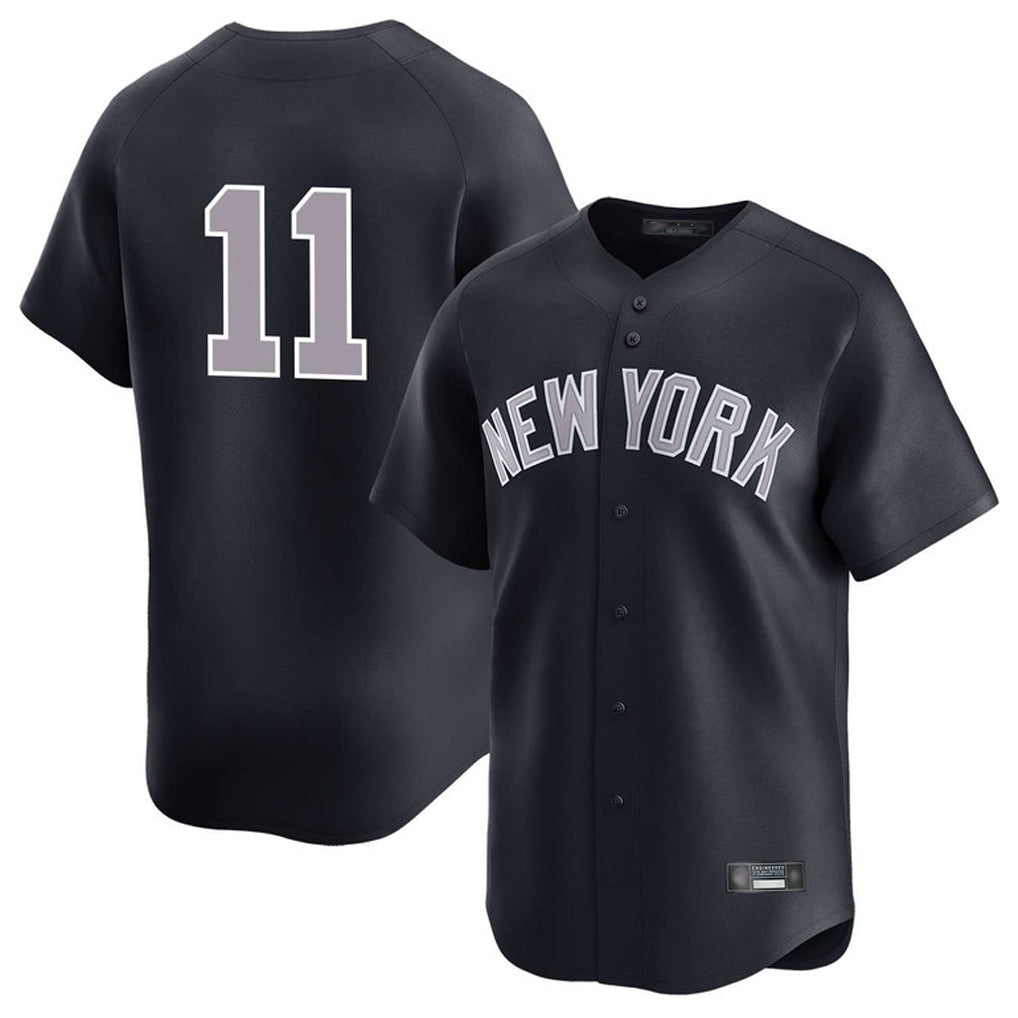 Silnrao  NY.Yankees #11 Anthony Volpe Player Navy Limited Game Stitched Jerseys
