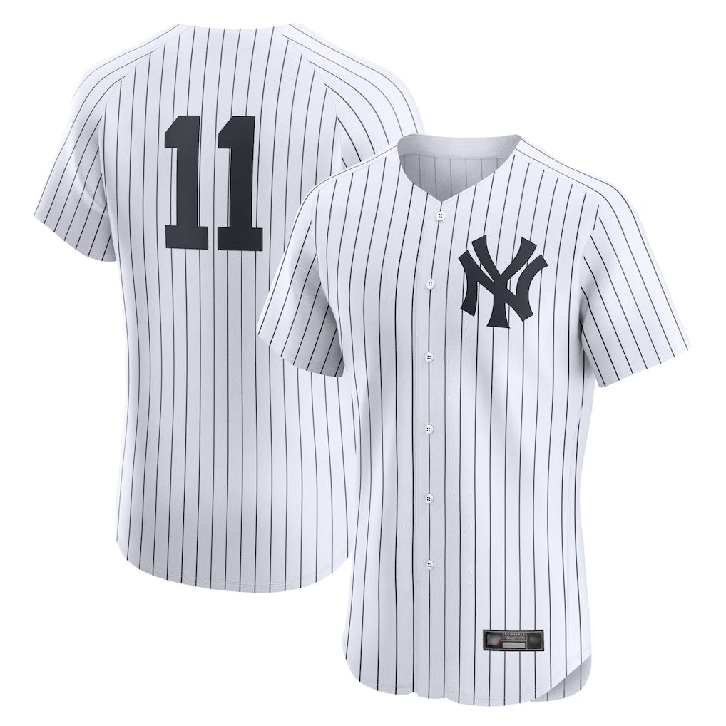 Silnrao NY.Yankees #11 Anthony Volpe Player White Limited Elite Home Stitched Jerseys
