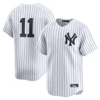 Silnrao  NY.Yankees #11 Anthony Volpe Player White Limited Home Stitched Jerseys