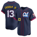 Silnrao NY.Yankees #13 Jazz Chisholm Jr Player Navy All Star Limited Home Stitched Jerseys