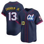 Silnrao NY.Yankees #13 Jazz Chisholm Jr Player Navy All Star Limited Home Stitched Jerseys