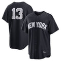 Silnrao NY.Yankees #13 Jazz Chisholm Jr Player Navy Game Home Stitched Jerseys