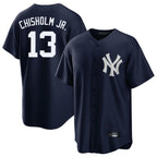 Silnrao NY.Yankees #13 Jazz Chisholm Jr Player Navy Game Stitched Jerseys