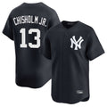 Silnrao NY.Yankees #13 Jazz Chisholm Jr Player Navy Limited Game Stitched Jerseys