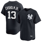 Silnrao NY.Yankees #13 Jazz Chisholm Jr Player Navy Limited Game Stitched Jerseys