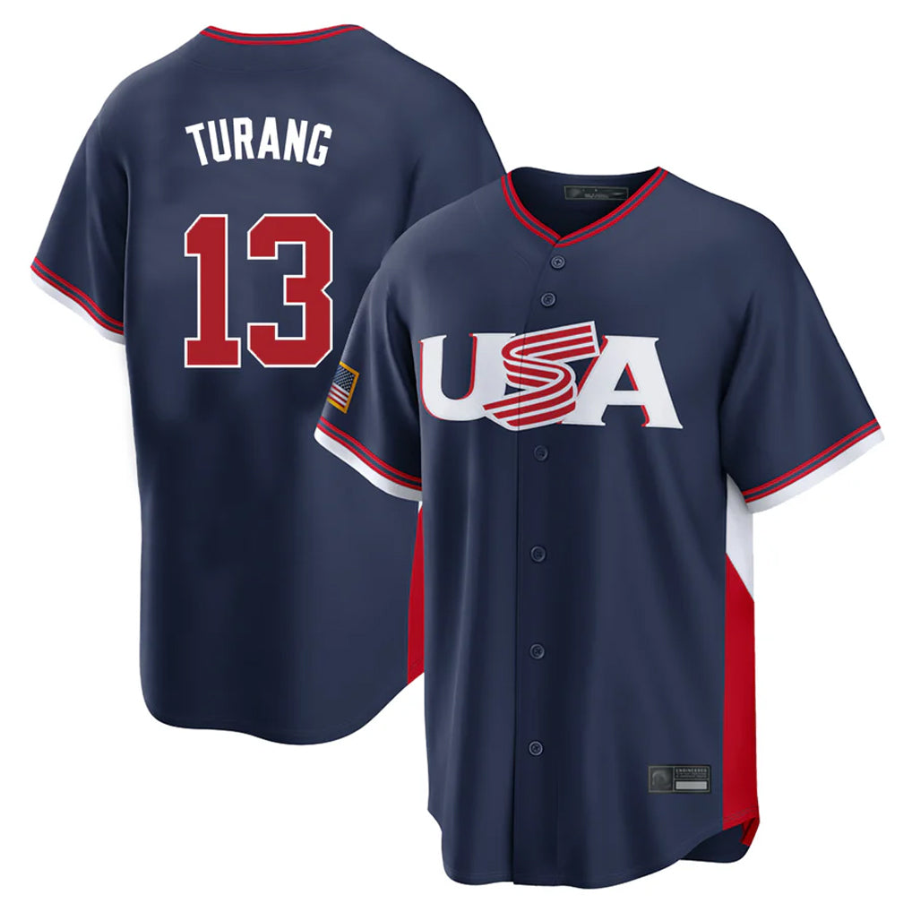 Silnrao NY.Yankees #13 Jazz Chisholm Jr Player Navy USA 2026 World Classic Limited Game Stitched Jerseys