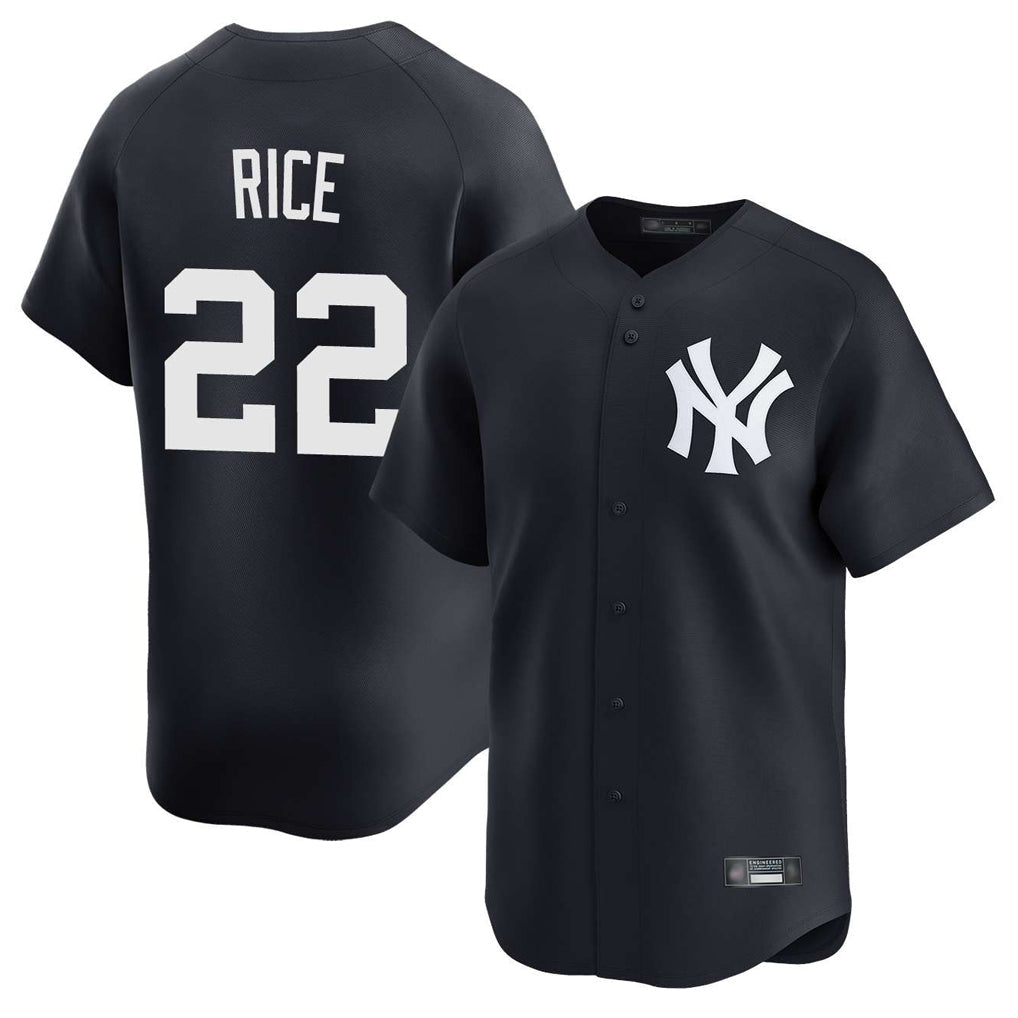 Silnrao NY.Yankees #22 Ben Rice Player Navy Alternate Limited Home Stitched Jerseys
