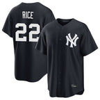 Silnrao NY.Yankees #22 Ben Rice Player Navy Game Home Stitched Jerseys