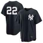 Silnrao NY.Yankees #22 Ben Rice Player Navy Game Stitched Jerseys