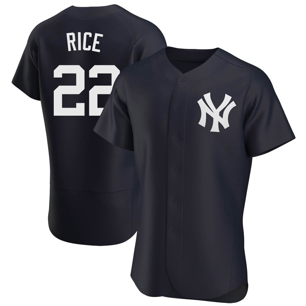 Silnrao NY.Yankees #22 Ben Rice Player Navy Limited Elite Home Stitched Jerseys
