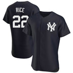 Silnrao NY.Yankees #22 Ben Rice Player Navy Limited Elite Home Stitched Jerseys