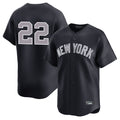 Silnrao NY.Yankees #22 Ben Rice Player Navy Limited Stitched Jerseys