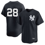 Silnrao NY.Yankees #28 Austin Wells Player Navy Alternate Limited Stitched Jerseys