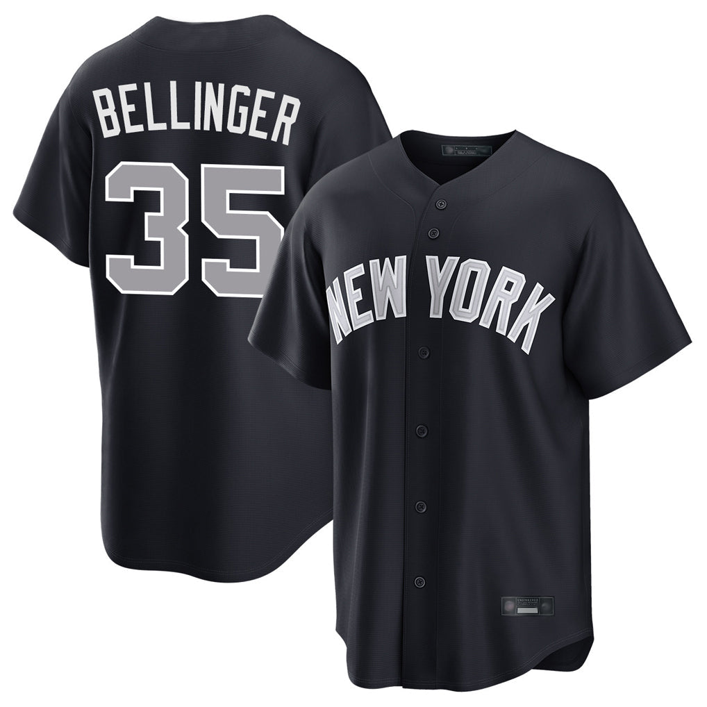 Silnrao NY.Yankees #35 Cody Bellinger Player Navy Game Home Stitched Jerseys