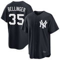 Silnrao NY.Yankees #35 Cody Bellinger Player Navy Game Stitched Jerseys