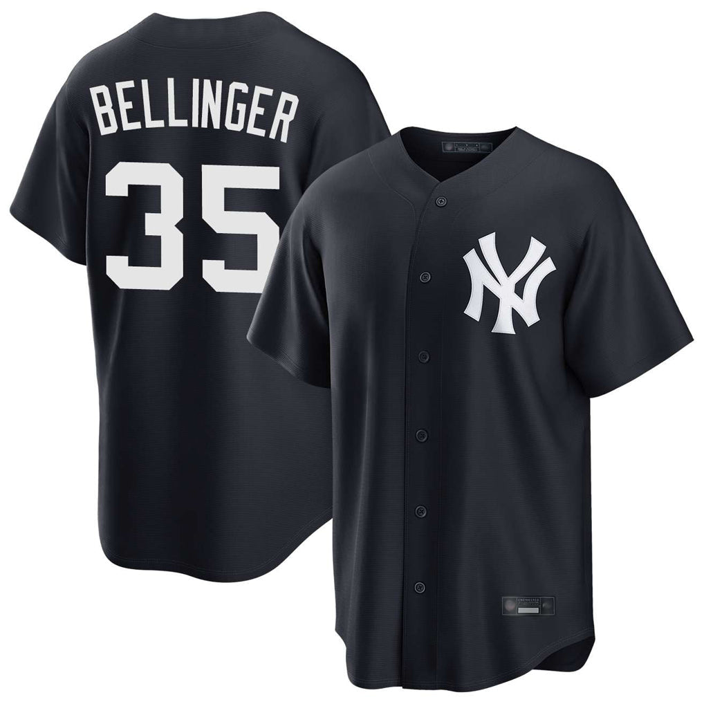 Silnrao NY.Yankees #35 Cody Bellinger Player Navy Game Stitched Jerseys