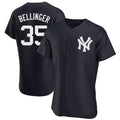 Silnrao NY.Yankees #35 Cody Bellinger Player Navy Limited Elite Home Stitched Jerseys