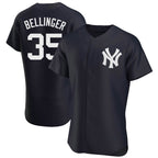 Silnrao NY.Yankees #35 Cody Bellinger Player Navy Limited Elite Home Stitched Jerseys
