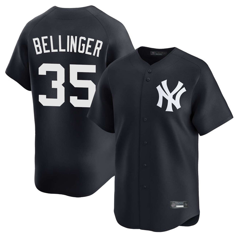 Silnrao NY.Yankees #35 Cody Bellinger Player Navy Limited Game Stitched Jerseys