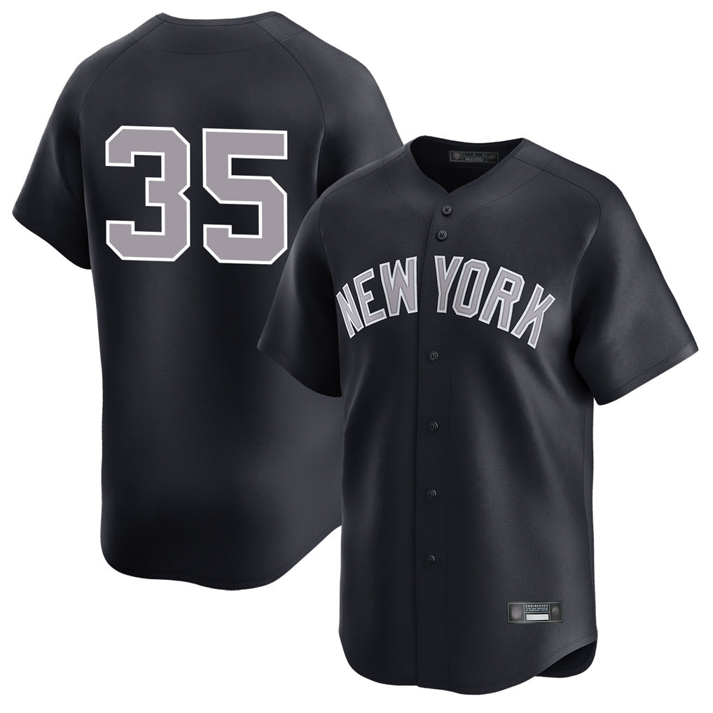 Silnrao NY.Yankees #35 Cody Bellinger Player Navy Limited Home Stitched Jerseys