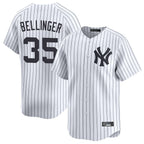 Silnrao NY.Yankees #35 Cody Bellinger Player White Limited Home Stitched Jerseys