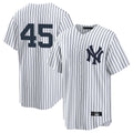 Silnrao NY.Yankees #45 Gerrit Cole Player White Game Home Stitched Jerseys
