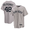 Silnrao NY.Yankees #48 Paul Goldschmidt Player Gray Game Home Stitched Jerseys
