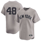 Silnrao NY.Yankees #48 Paul Goldschmidt Player Gray Limited Home Stitched Jerseys