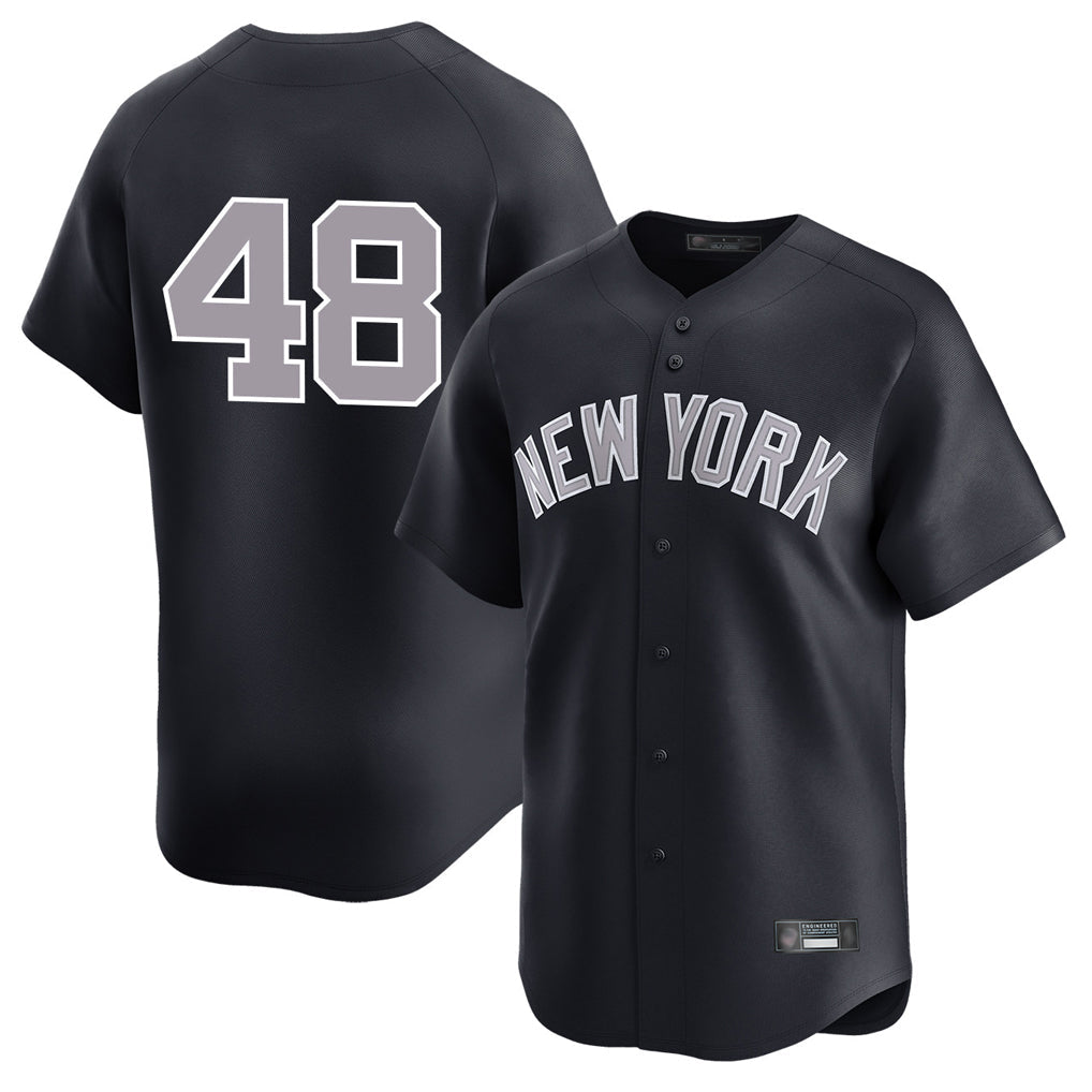 Silnrao NY.Yankees #48 Paul Goldschmidt Player Navy Limited Game Stitched Jerseys