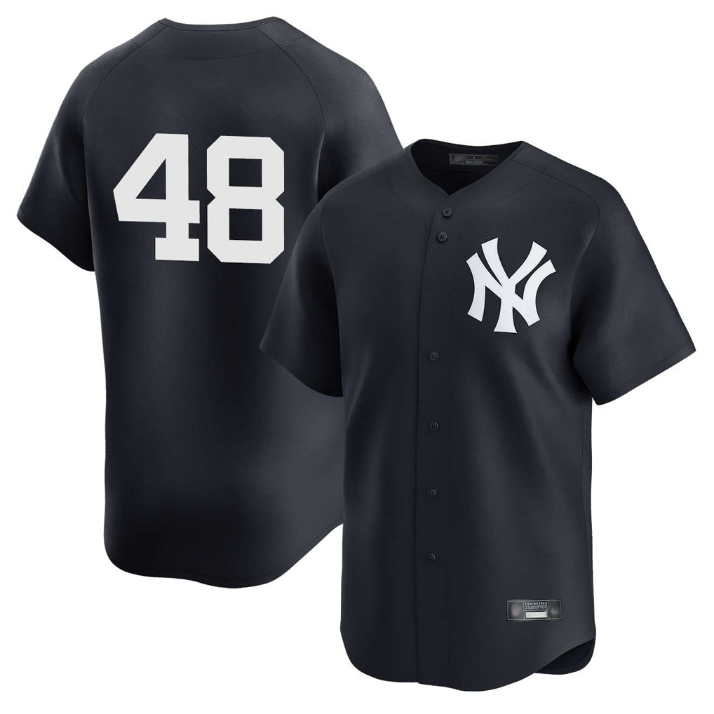 Silnrao NY.Yankees #48 Paul Goldschmidt Player Navy Limited Home Stitched Jerseys